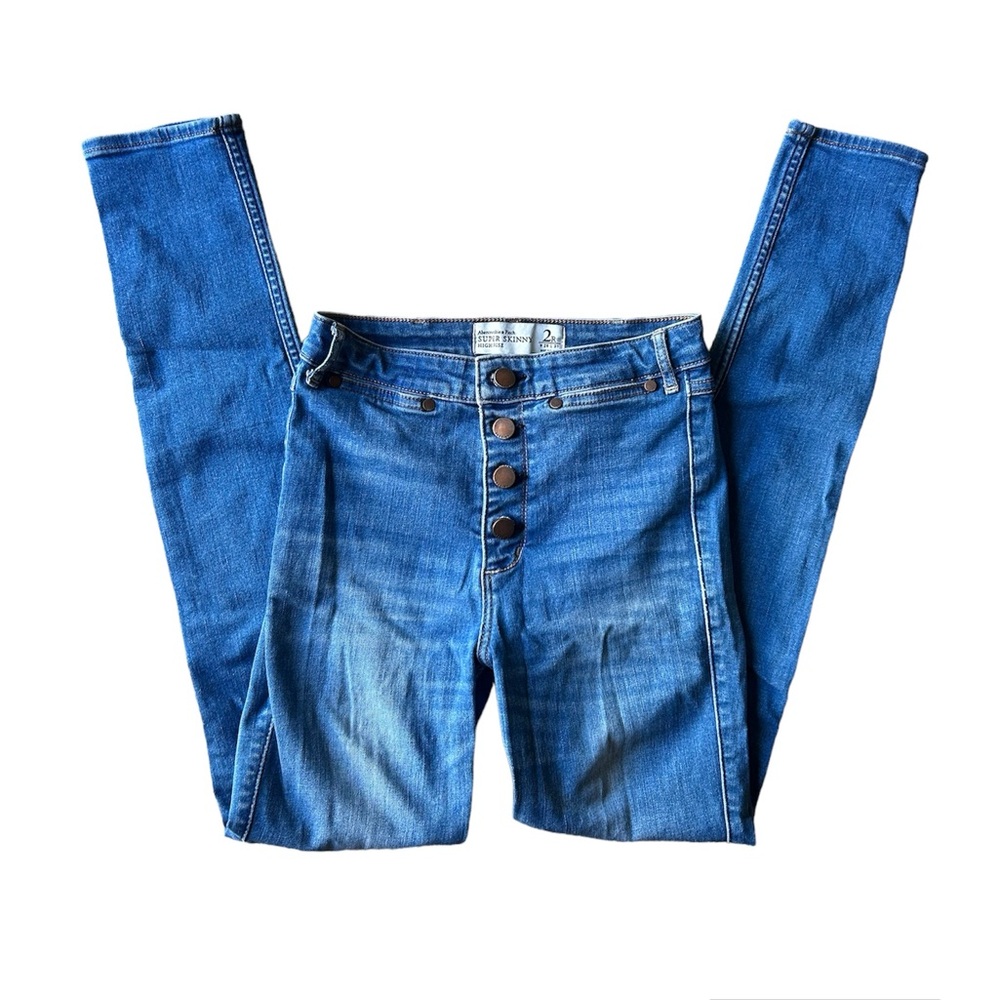 abercrombie & fitch skinny high waisted jeans